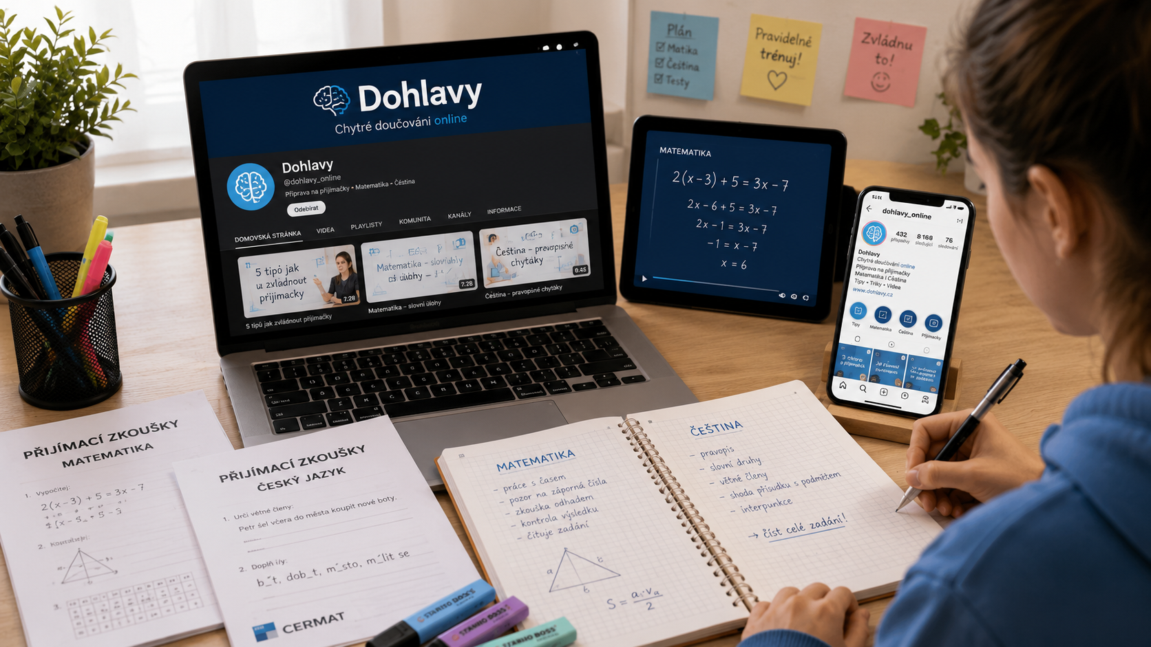 Kde najít přípravu na přijímačky zdarma? 🎓